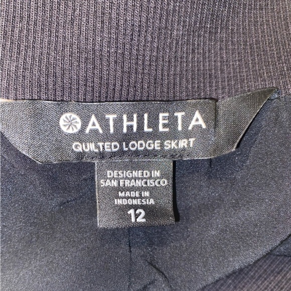 NWT - Athleta Quilted Lodge Skirt - Picture 7 of 7